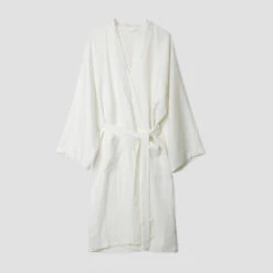 White Linen Robe -Piglet 7