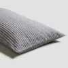 Midnight Stripe Linen Pillowcases (Pair) 1 Midnight Stripe Linen Pillowcases (Pair) -Piglet Blue Stripe Pillow a 1