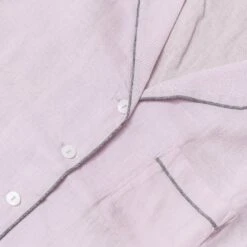 Blush Pink Night Shirt -Piglet Blush Pink Night Shirt Button Detail Piglet in Bed