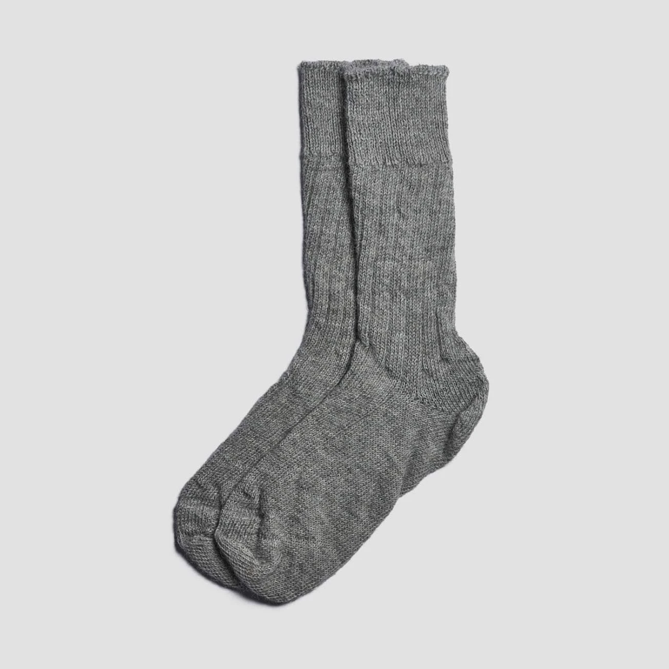 Gray Alpaca Bed Socks 4 Gray Alpaca Bed Socks - Image 2