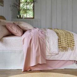 Butterscotch Meadow Floral Printed Percale Cotton Bundle -Piglet Piglet In Bed Cotton Bedding Butterscotch Meadow Floral 1300x1300 Web 4