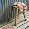 Sand Shell Stripe Cotton Hand Towel 2 Sand Shell Stripe Cotton Hand Towel -Piglet Piglet in Bed Bathroom Collection Pembroke Stripe Cotton Hand Towel Sand Shell 1