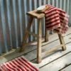Sandstone Red Stripe Cotton Hand Towel 2 Sandstone Red Stripe Cotton Hand Towel -Piglet Piglet in Bed Bathroom Collection Pembroke Stripe Cotton Hand Towel Sandstone Red 1