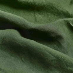 Forest Green Linen Duvet Cover -Piglet Piglet in Bed Bedtime Bundle Forest Green Fabric Detail 1300x1300 a17909a8 9d80 4025 8c94 2ab78928ff45