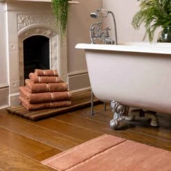 Warm Clay Bath Mat 12 Warm Clay Bath Mat -Piglet Piglet in Bed Cotton Towels Warm Clay Lifestyle 1300x1300 1