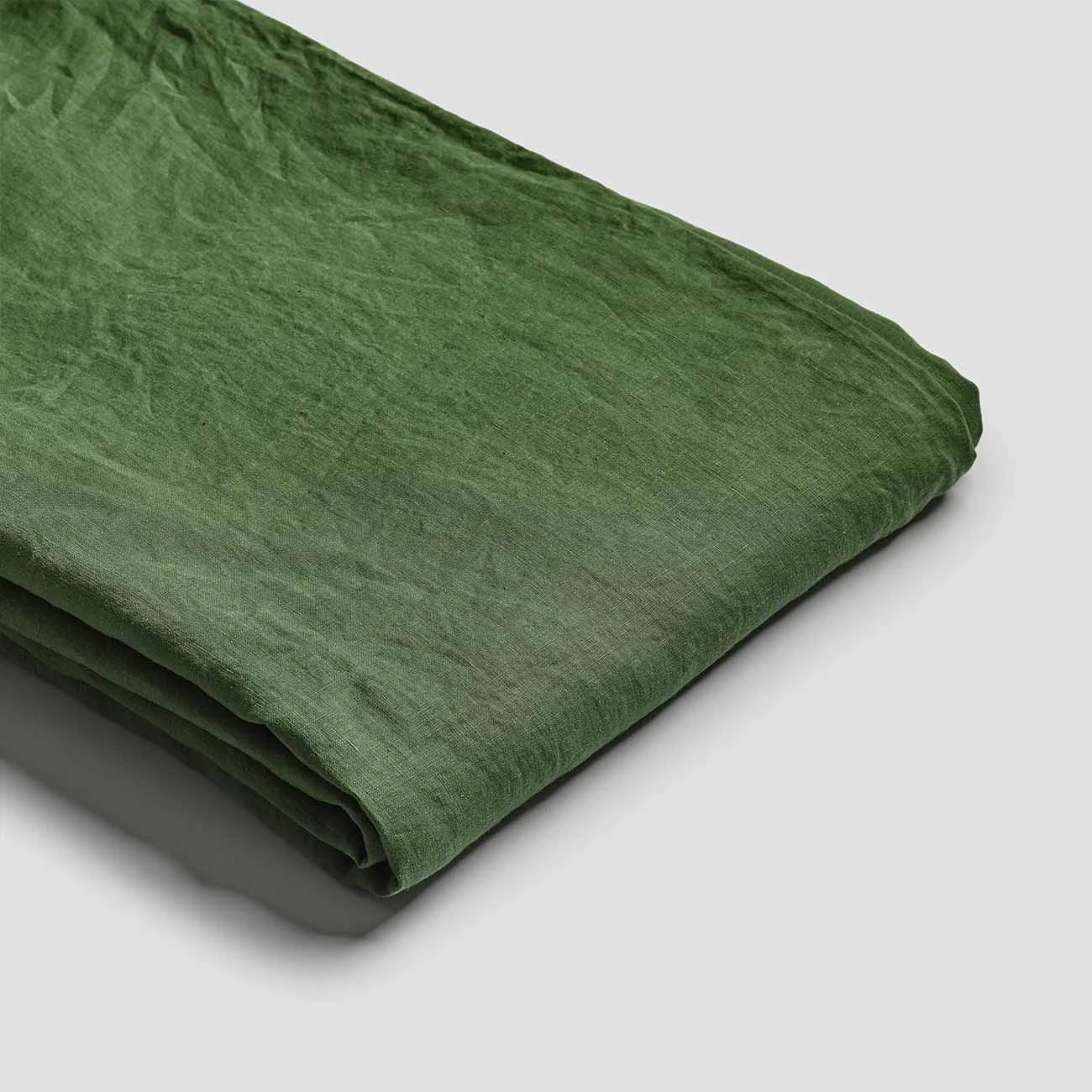Forest Green Linen Sheet Set 5 Forest Green Linen Sheet Set - Image 3