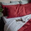 Merlot Linen Pillowcases (Pair)