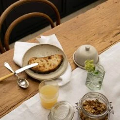 White Linen Napkin Set Of 4