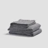 Midnight Stripe Linen Sheet Set 2 Midnight Stripe Linen Sheet Set -Piglet Piglet in Bed Linen Sheet Set Midnight Stripe 1300x1300 1