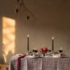 Berry Gingham Linen Tablecloth -Piglet Piglet in Bed Linen Tableware Berry Gingham Lifestyle 1300x1300 11