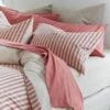 Desert Sand Seersucker Stripe Cotton Pillowcases (Pair) 2 Desert Sand Seersucker Stripe Cotton Pillowcases (Pair) -Piglet Piglet in Bed Seersucker Stripe Bedding Desert Sand 3