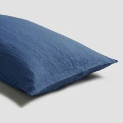 Blueberry Linen Sheet Set 11 Blueberry Linen Sheet Set -Piglet Piglet in Bed Standard Sheet Set Blueberry 2