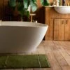Botanical Green Bath Mat 1 Botanical Green Bath Mat -Piglet Piglet in Bed Terry Cotton Bath Mat Botanic Green Lifestyle 1