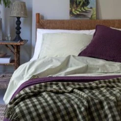 Front Page 26 Apple Washed Cotton Percale Flat Sheet