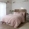 French Rose Washed Cotton Percale Duvet Cover 2 French Rose Washed Cotton Percale Duvet Cover -Piglet Piglet in Bed Washed Cotton Bedding French Rose Plain1300X1300 Web 1 2 d61a703b fb6f 44ea 98cd a184be11e154
