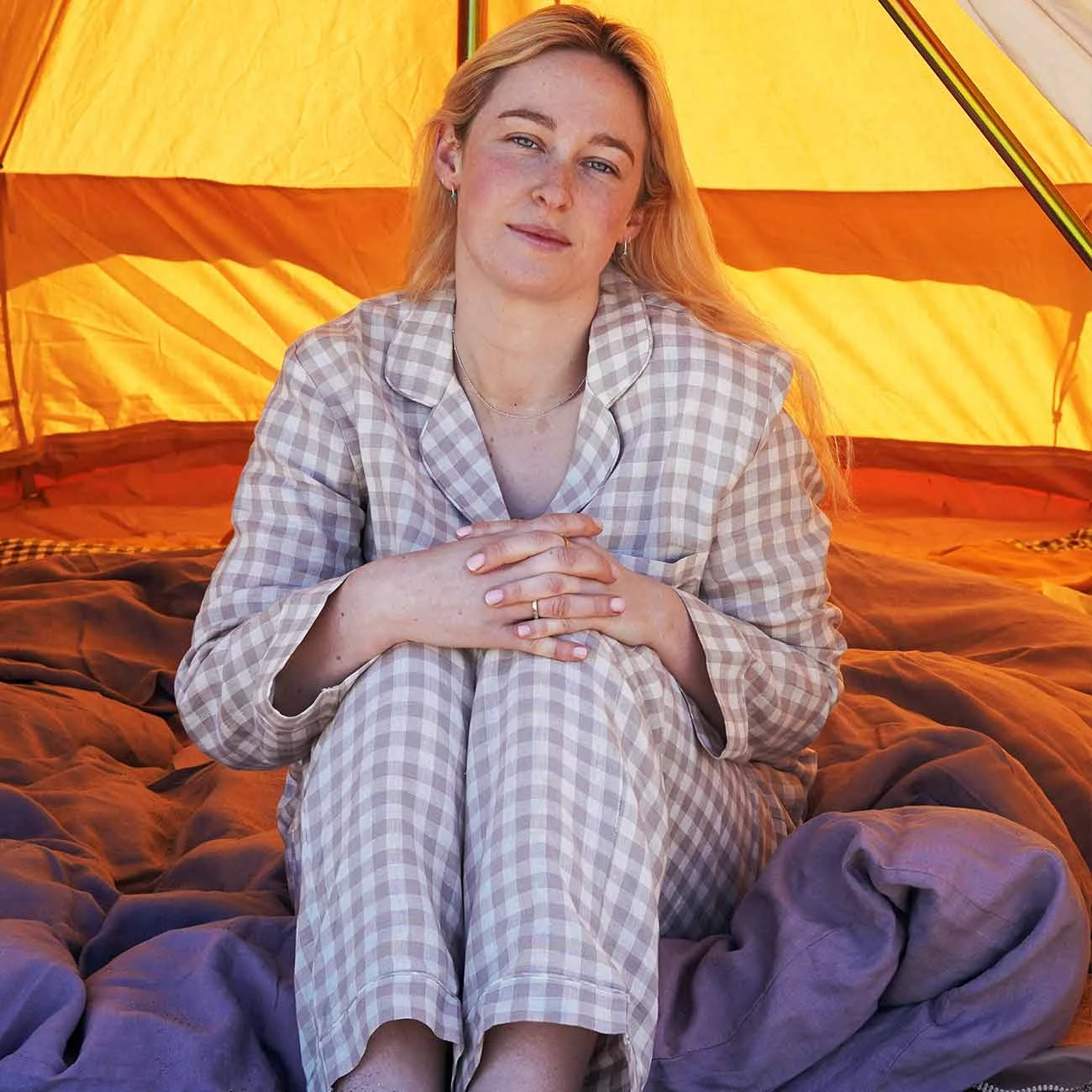 Mushroom Gingham Pajama Set 2 Mushroom Gingham Pajama Set