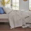 Parchment Washed Cotton Percale Flat Sheet -Piglet PigletInBed CottonBedding ParchmentPlain 1300x1300 Web3jpg 2