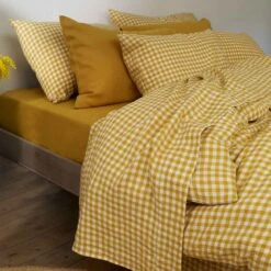 Honey Gingham Linen Bundle -Piglet PigletInBed LinenBedding HoneyGingham 1300x1300 Web 3 dc0111ae ed28 49f9 b4a2 23530247b9f0