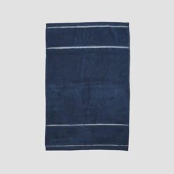 Moonlit Blue Bath Mat -Piglet PigletinBed BathroomCollection BathMat MoonlitBlue 2 greyBG