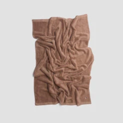 Mushroom Organic Cotton Bath Sheet -Piglet PigletinBed BathroomCollection OrganicCottonBathSheet Mushroom 2 GreyBG