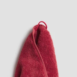 Mineral Red Organic Cotton Bath Towel -Piglet PigletinBed BathroomCollection OrganicCottonBathTowel MineralRed 3 GreyBG ac7cbe93 421b 429b a3a9 1d5fef6b2d1a