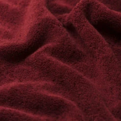 Merlot Organic Cotton Bath Sheet -Piglet PigletinBed BathroomCollection OrganicCottonDetail Merlot 2 GreyBG