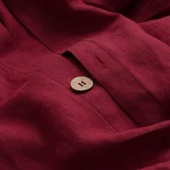 Merlot Linen Duvet Cover -Piglet PigletinBed Linen DuvetCover Merlot 2 d018d595 639c 49fe bc1a 3ea14bc51d69