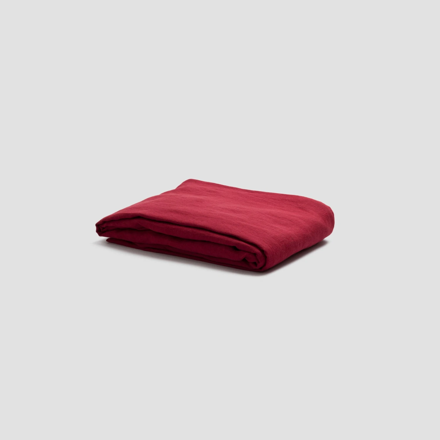 Merlot Linen Fitted Sheet 5 Merlot Linen Fitted Sheet - Image 3