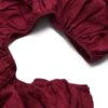 Merlot Linen Fitted Sheet -Piglet PigletinBed Linen FittedSheet Merlot 2 whiteBG