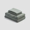 Pine Green Pembroke Stripe Linen Sheet Set 2 Pine Green Pembroke Stripe Linen Sheet Set -Piglet PigletinBed LinenBasicBundle PineGreenPembrokeStripe monocolour de489720 df99 4280 b896 11a2ae179eca 1