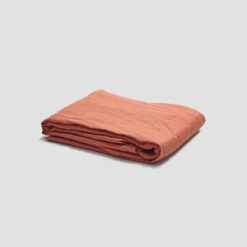 Burnt Orange Linen Fitted Sheet -Piglet PigletinBed LinenBedding FittedSheet BurntOrange 1 a5f309d1 1471 4395 bb83 aaf389e1b1ab