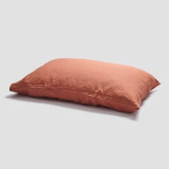 Burnt Orange Linen Bedtime Bundle -Piglet PigletinBed LinenBedding Pillowcase BurntOrange 1 a3556d84 f039 4feb af14 a03c128a9c0c