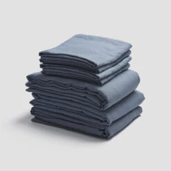 Dusk Blue Bedtime Bundle -Piglet PigletinBed LinenBedtimeBundle DuskBlue 1 GreyBG