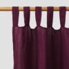 Berry Linen Curtains (Pair)