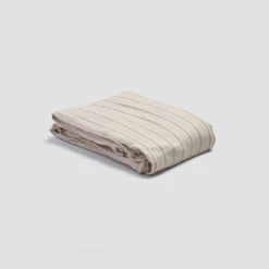 Pear Ticking Stripe Linen Bundle -Piglet PigletinBed LinenDuvetCover PearTickingStripe 1 greyBG