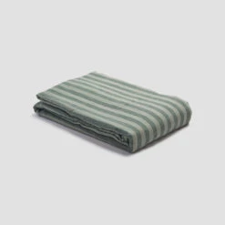 Pine Green Pembroke Stripe Linen Bundle -Piglet PigletinBed LinenDuvetCover PineGreenPembrokeStripe 1 179ec1b4 76c3 468a b742 7407b3359e3c