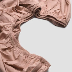 French Rose Washed Cotton Percale Bundle -Piglet PigletinBed LinenFittedSheet FrenchRose 2 GreyBG 2 462d0065 67a7 4417 8901 7c3f85af13b2