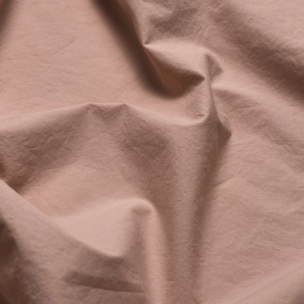 French Rose Washed Cotton Percale Flat Sheet 4 French Rose Washed Cotton Percale Flat Sheet - Image 2