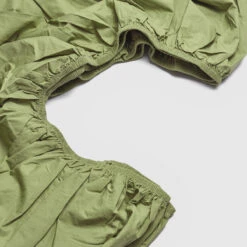 Pear Washed Cotton Percale Bundle 18 Pear Washed Cotton Percale Bundle -Piglet PigletinBed LinenFittedSheet Pear 2 greyBG