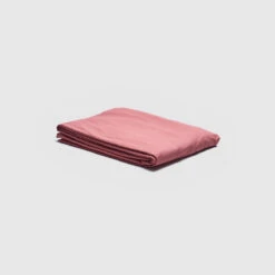 Red Dune Washed Cotton Percale Bundle 17 Red Dune Washed Cotton Percale Bundle -Piglet PigletinBed LinenFittedSheet RedDune 1 greyBG