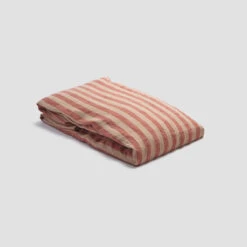 Sandstone Red Pembroke Stripe Linen Sheet Set 12 Sandstone Red Pembroke Stripe Linen Sheet Set -Piglet PigletinBed LinenFittedSheet SandstoneRedPembrokeStripe 1 0a105350 5536 4554 9901 97857e730b95