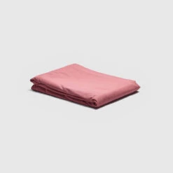 Red Dune Washed Cotton Percale Flat Sheet -Piglet PigletinBed LinenFlatSheet RedDune 1 greyBG 0a6cddd5 f6ef 43db 91a6 4100dc0efa1e