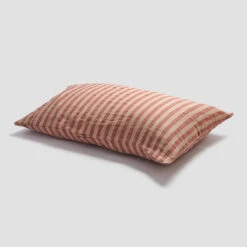 Sandstone Red Pembroke Stripe Linen Sheet Set -Piglet PigletinBed LinenPillowcase SandstoneRedPembrokeStripe 1bd5613c ad77 4628 8e1f 9a1fab7d056b 1