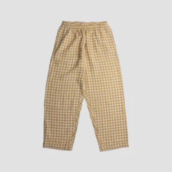 Men's Honey Gingham Pajama Pants -Piglet PigletinBed LinenPyjamaTrousers HoneyGingham 1 greyBG 9694ed7e 53b9 46b9 b894 c491e7fd59c3