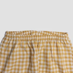 Honey Gingham Pajama Shorts -Piglet PigletinBed LinenPyjamaTrousers HoneyGingham 2 greyBG 4bbb2c18 3a1c 494a aa63 9ad0933d680c