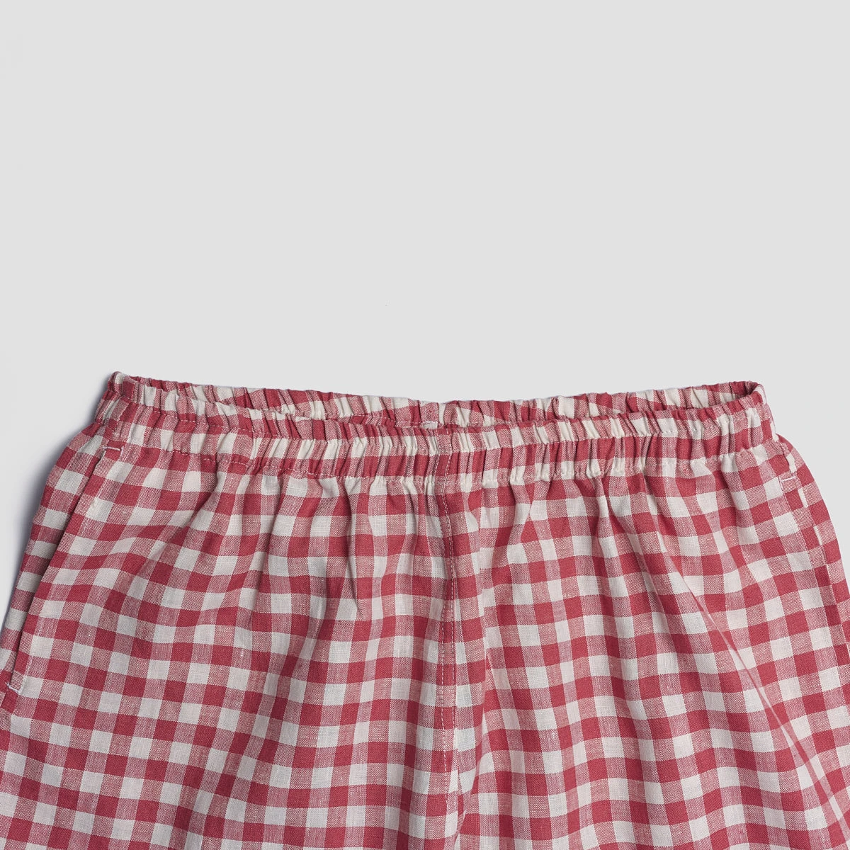 Mineral Red Gingham Pajama Set 11 Mineral Red Gingham Pajama Set - Image 9