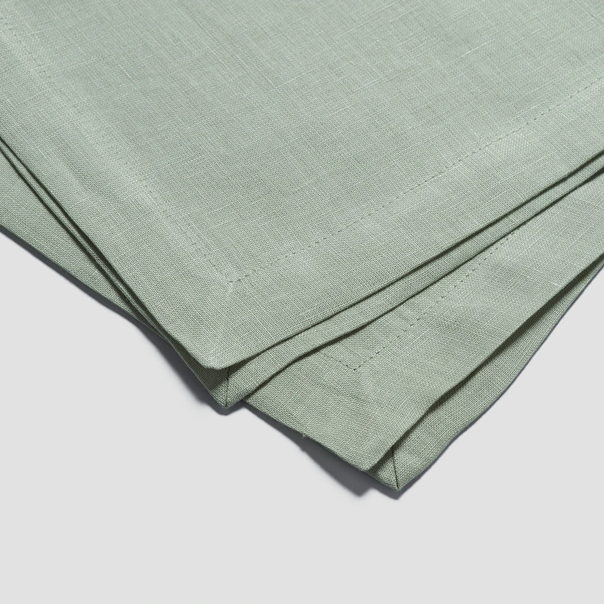 Sage Green Linen Table Runner 4 Sage Green Linen Table Runner - Image 2
