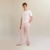 Men's Blush Pink Linen Pajama Pants -Piglet PigletinBed Men sLinenPyjamaTrousers BlushPink 1