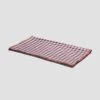 Berry Gingham Linen Table Runner 1 Berry Gingham Linen Table Runner -Piglet PigletinBed TablewareRunners Berry 01 greyBG