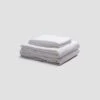 White Washed Cotton Percale Sheet Set -Piglet PigletinBed WashedCotton BasicBundle White 1 greyBG